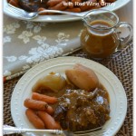 Slow Cooker Beef Chuck Roast with Red Wine Gravy cover