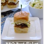 BBQ Beef Sliders with Creamy Crunchy Coleslaw Pic 1