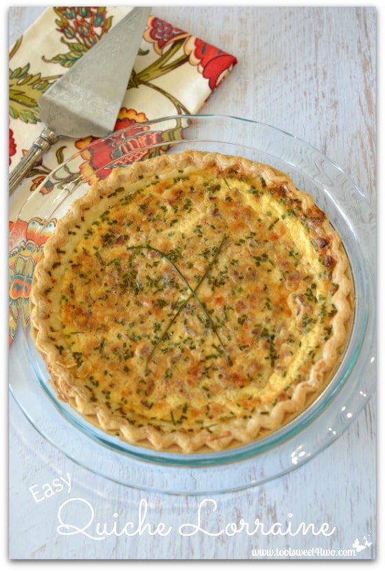 Timelessly Classic But Easy Quiche Lorraine