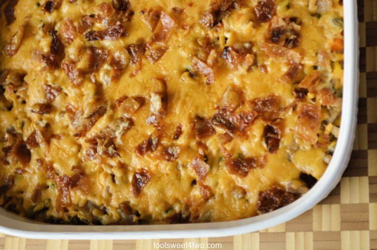 The Best Leftover Turkey And Rice Casserole With A Crispy Surprise Toot Sweet 4 Two
