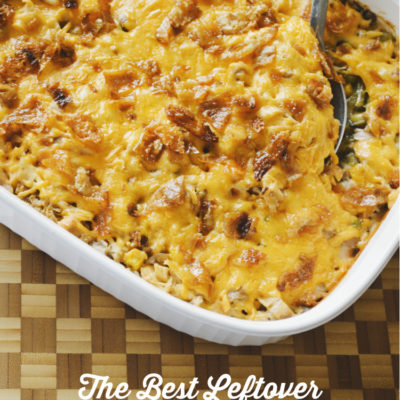 The Best Leftover Turkey and Rice Casserole with a Crispy Surprise