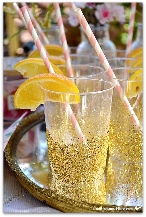 Easy Party Glitter Cups