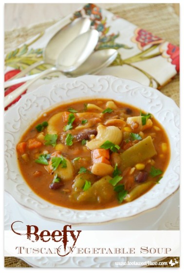 Beefy Tuscan Vegetable Soup - Pot O'Gold