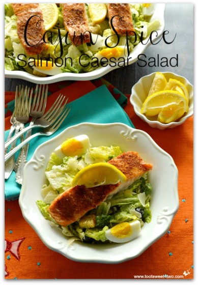 Cajun Spice Salmon Caesar Salad cover
