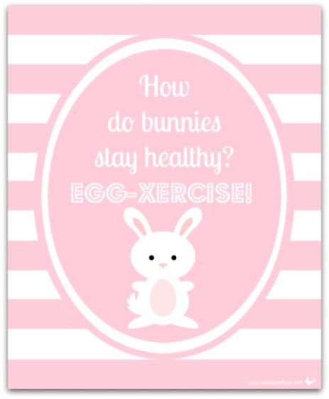 Egg-xercise - 10 FREE Spring and Easter Printables