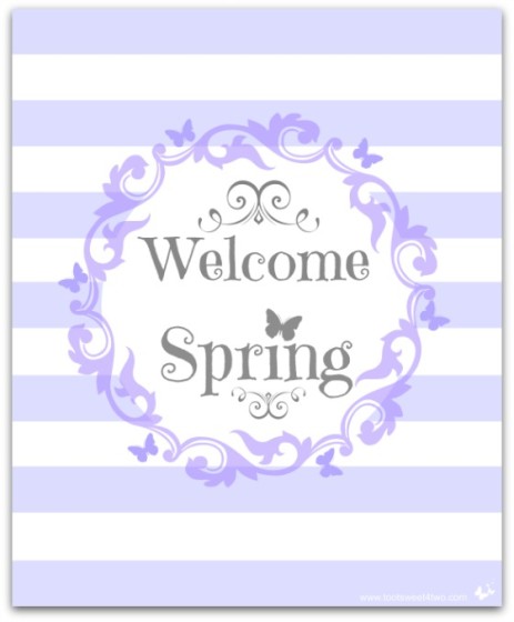 Welcome Spring - 10 FREE Springs and Easter Printables