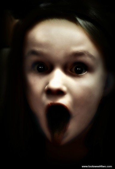 Demon Child Princess Sweetie Pie with black tongue