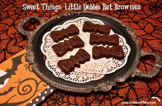 Little Debbie Bat Brownies unwrapped