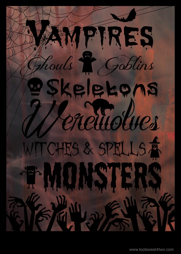 FREE Halloween Printables - Vampires