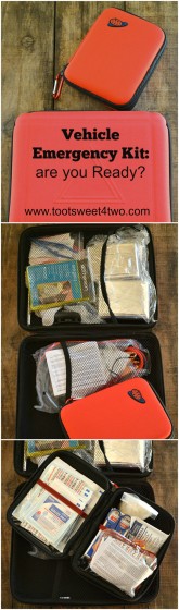 Vehicle Emergency Kit are you Ready Pinterest collage