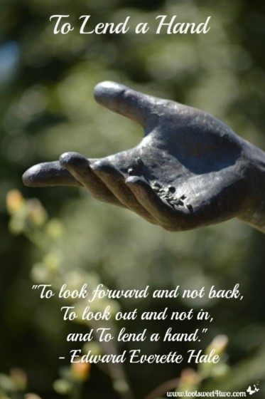 To Lend a Hand quote 750x1126