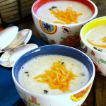 Leftover Garlic Mashed Potato Soup - a delicious way to use leftovers!