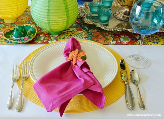 Decorating the Table for a Cinco de Mayo Celebration - Toot Sweet 4 Two