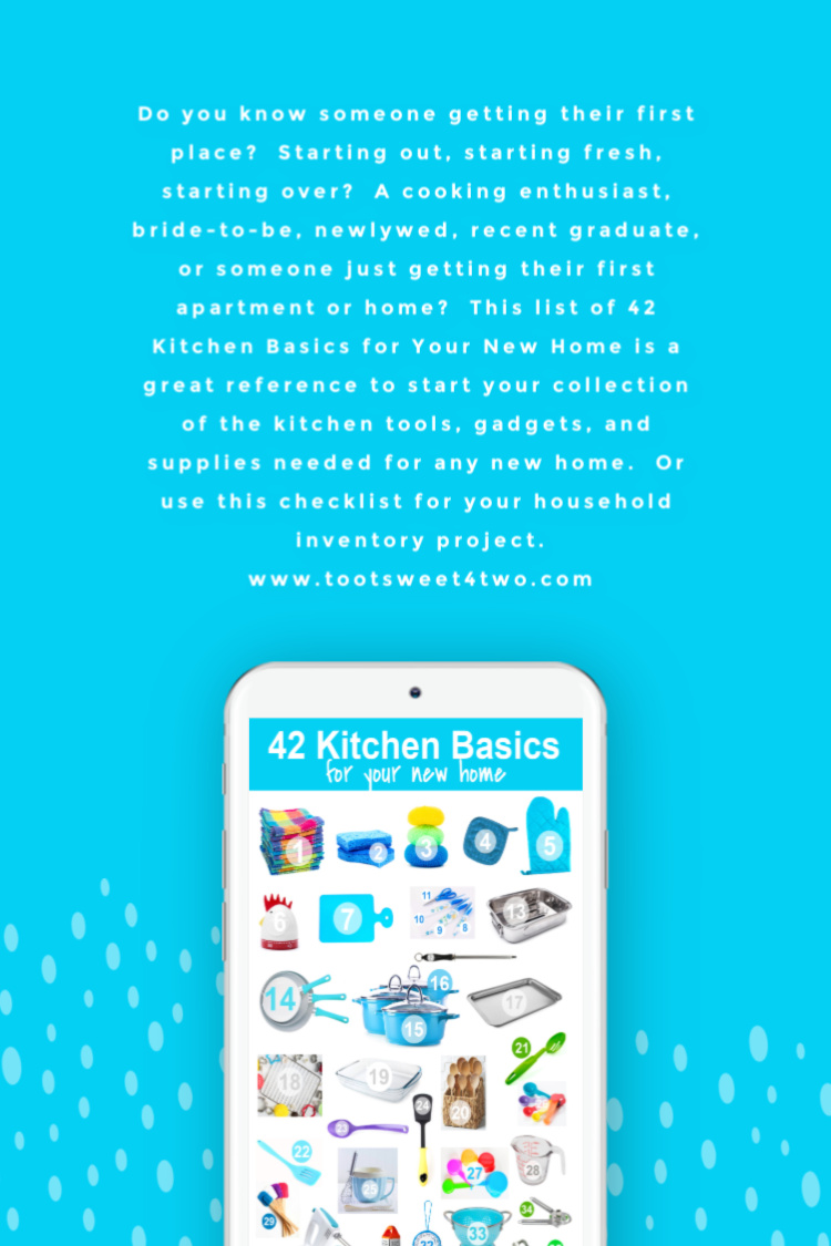 42 Kitchen Basics For Your New Home Photos Toot Sweet 4 Two