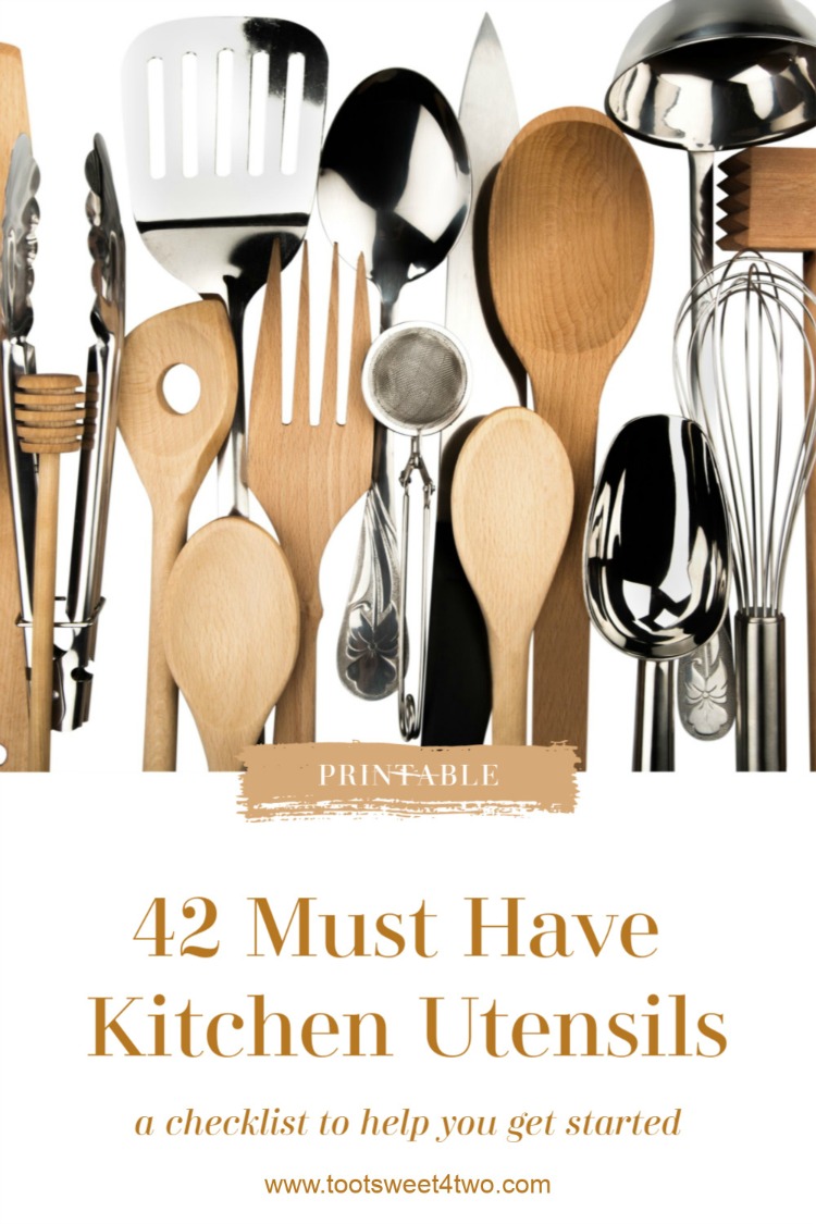 lots of kitchen utensils for Pinterest