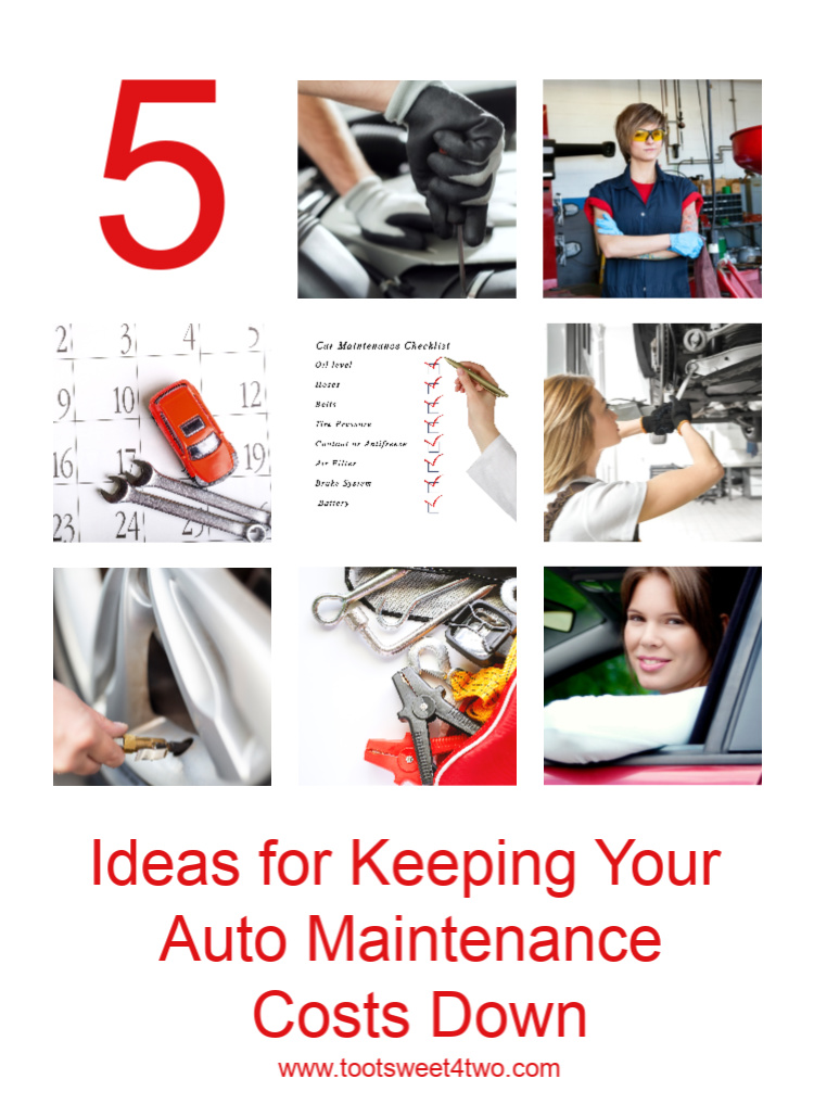 collage of keeping auto maintained