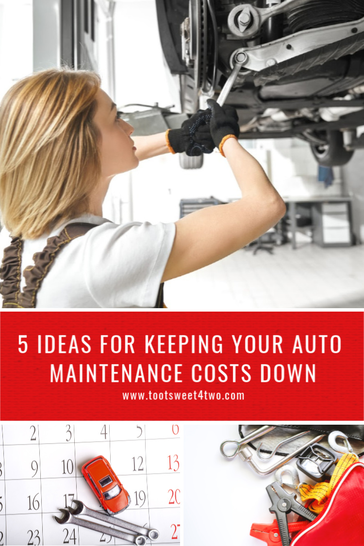 collage of keeping your auto maintenance costs down