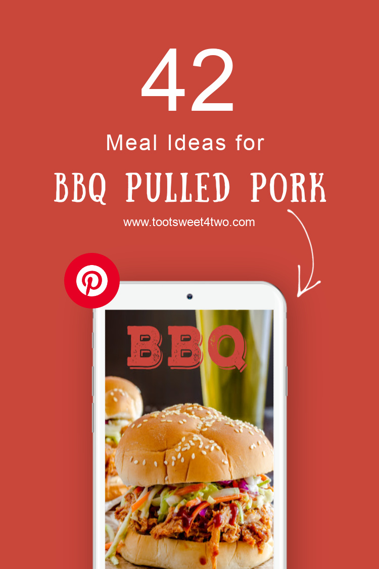 BBQ Pulled Pork Sandwich on an iPhone