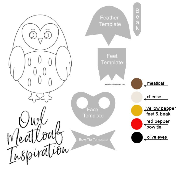 Owl Meatloaf Inspiration Templates