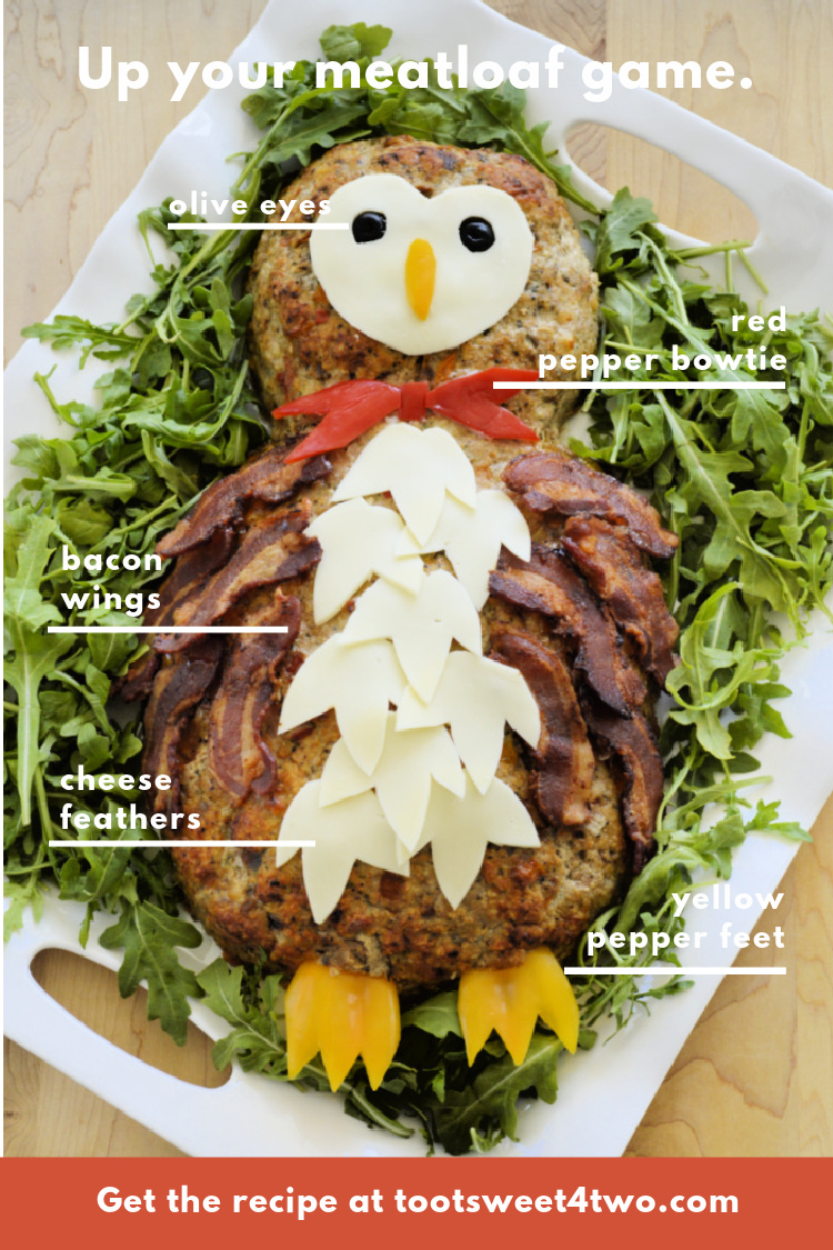 Party Food Ideas Owl Meatloaf - Pinterest 6