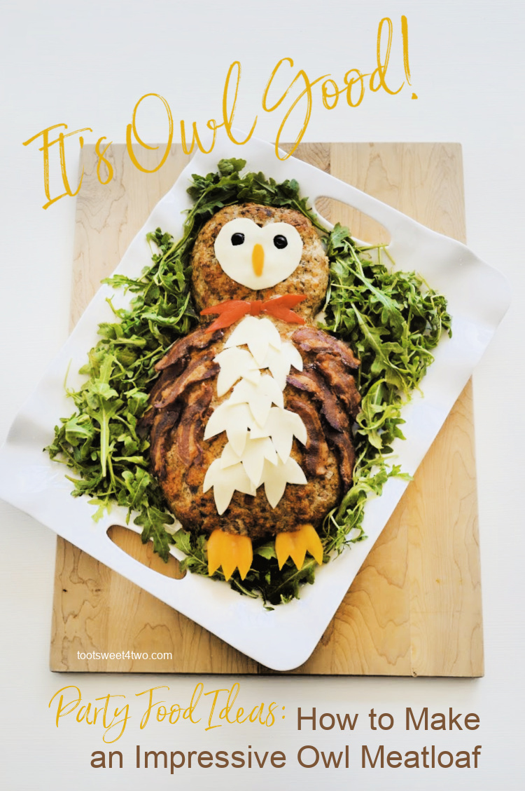 Party Food Ideas Owl Meatloaf - cover