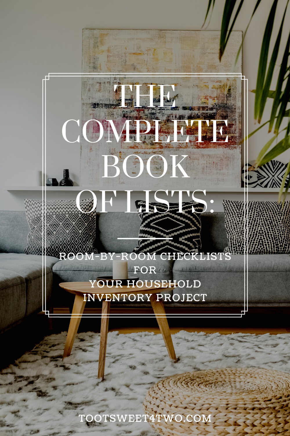 eBook containing home inventory lists for each area of your home. Perfect for pre/post-emergency.