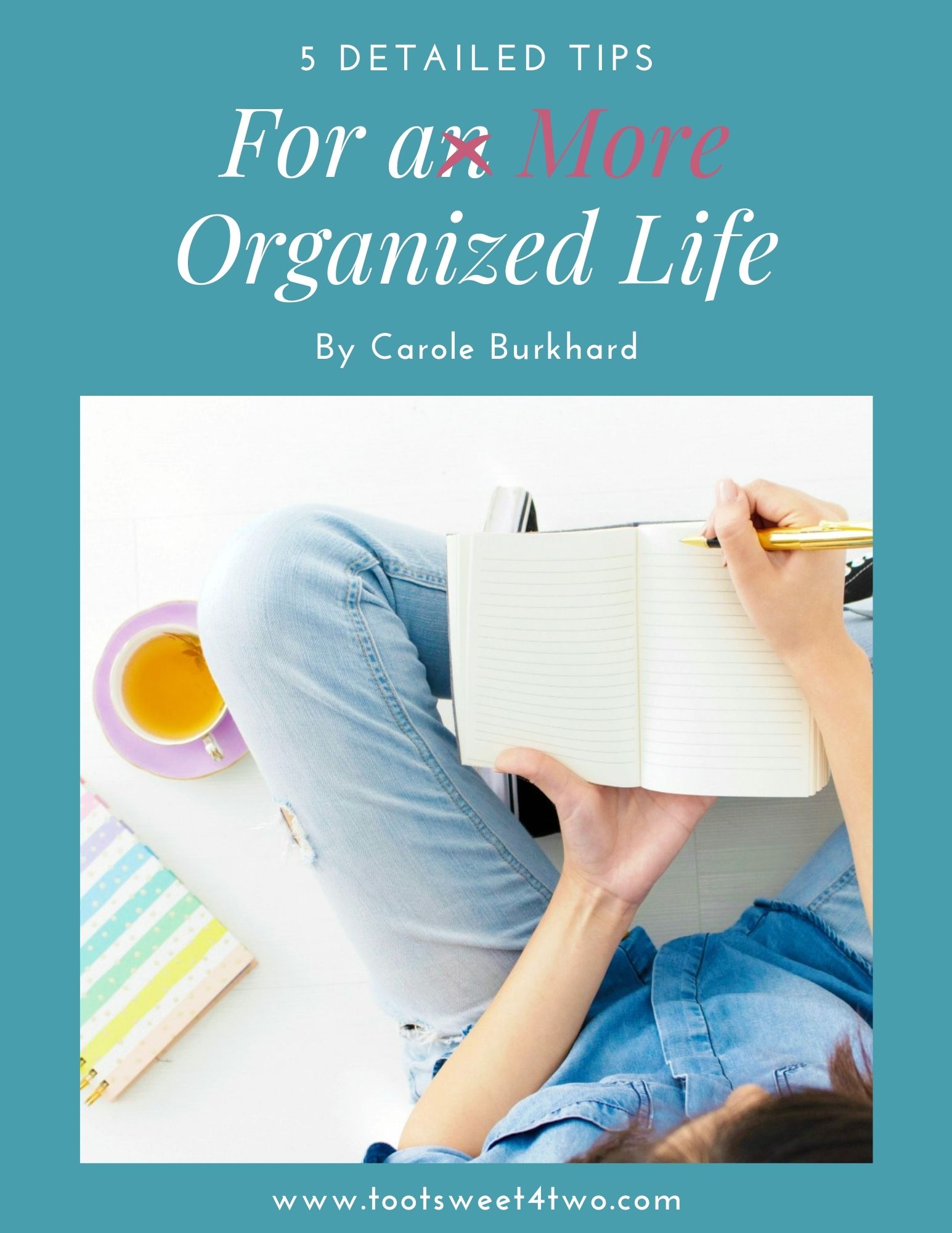 Cover image for living a more organized life eBook.